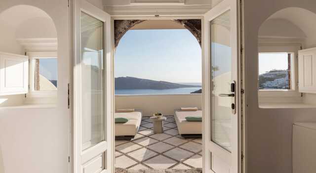 Двухместный люкс Presidential Plunge Pool Caldera Sea View Canaves Oia Suites - Small Luxury Hotels of the World