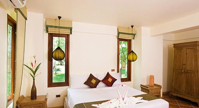 Двухместный номер Deluxe с видом на сад Chivapuri Beach Resort