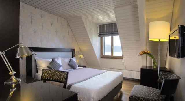 Номер Superior с красивым видом из окна Rivage Hotel Restaurant Lutry