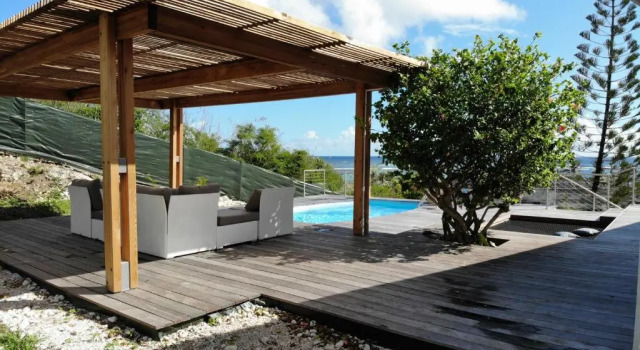 Вилла Villa Thomana, piscine, vue mer et plage à 100m