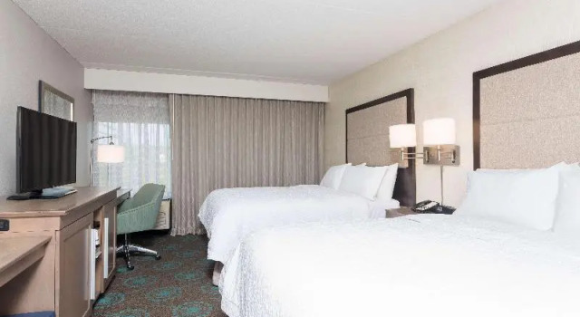 Standard- seksdobbelt værelse Hampton Inn Bloomington