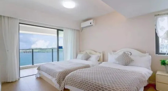 Семейный люкс с 3 комнатами с видом на море Hailanlan Holiday Hotel