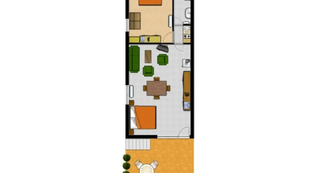 Апартаменты с 2 комнатами Magyar Apartmanház IV