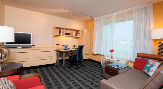 Двухместный люкс c 1 комнатой TownePlace Suites Des Moines Urbandale