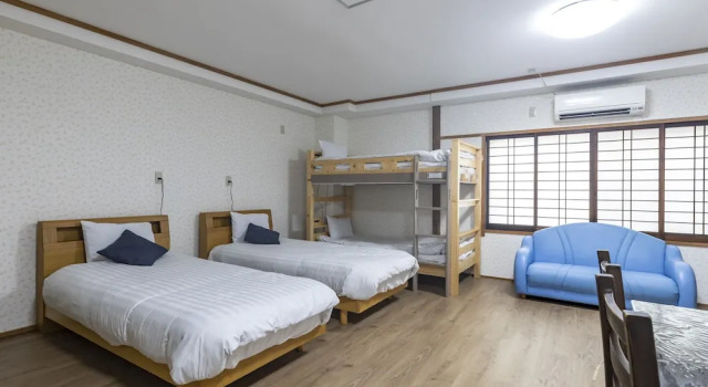 Четырёхместный номер Standard с 4 комнатами Tabist Hotel Aihama Beppu