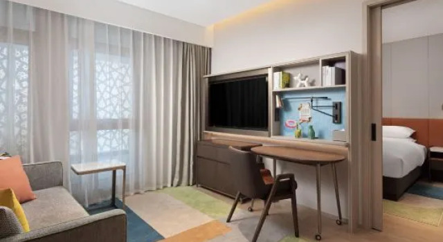 Люкс c 1 комнатой Home2 Suite by Hilton Binzhou Boxing