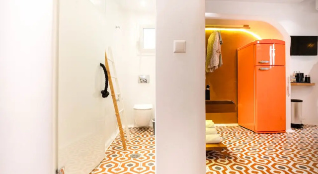 Люкс Premium KYMA & HELIOS Deluxe Suites with Hot Tub at AmazeU Suites Naxos