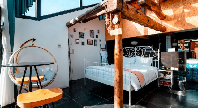 Двухместный номер Standard с видом на горы Beijing Shiguang Greatwall Boutique Inn