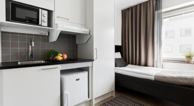 Студия Economy Forenom Hotels & Apartments Flemingsberg - 10min from Älvsjö