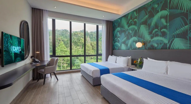 Четырёхместный номер Deluxe SCAPES Hotel