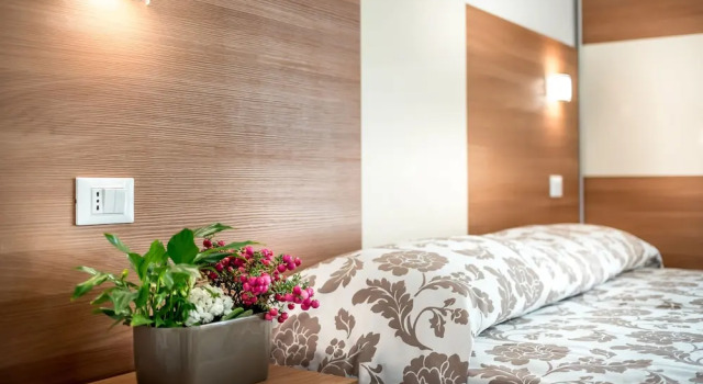 Четырёхместный номер Comfort c 1 комнатой с балконом и с видом на море Hotel Vallechiara