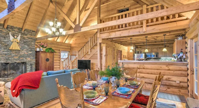 Коттедж Wraparound Deck: Linville Mountain Cabin