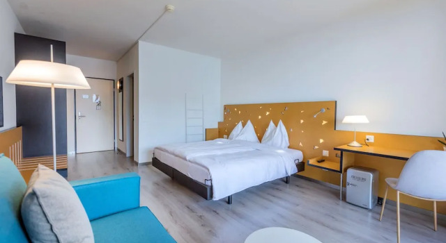 Номер Premium с балконом и с видом на озеро Parkhotel Brenscino Brissago