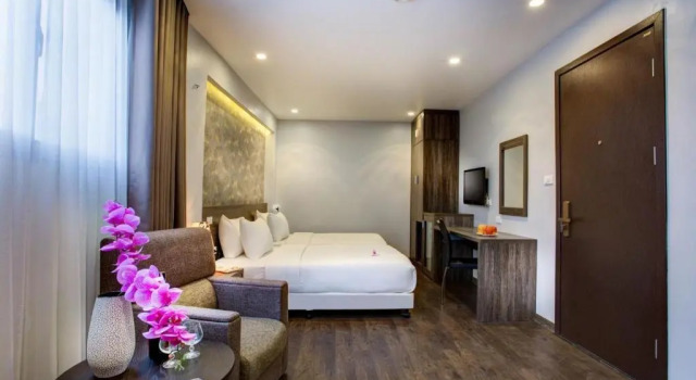 Двухместный номер Deluxe с видом на город Hanoi Apartment Lion