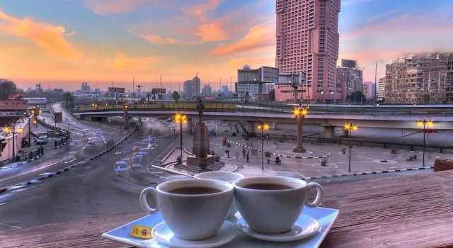 Двухместный номер Standard с балконом и с видом на город Tahrir Plaza Suites - Museum View