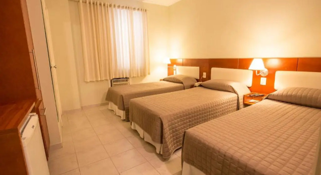 Трёхместный номер Standard Hotel Ipanema de Sorocaba