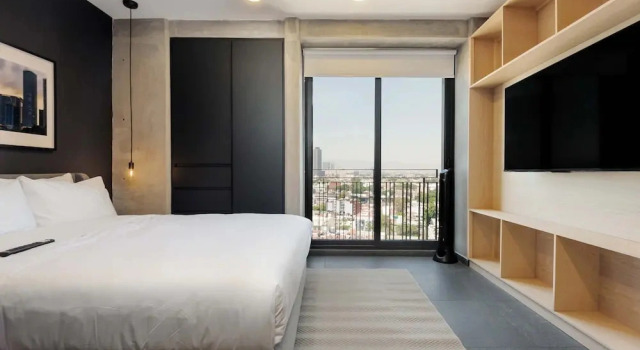 w Amazing Snug 1BR w Balcony in Tabacalera, Забронировать Апартаменты/квартира Мехико Мексико, рядом с Балдерас