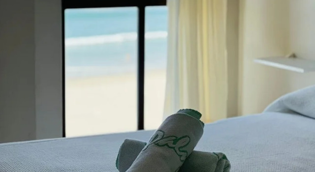 Номер Superior с балконом и с видом на море Palm Beach Apart Hotel - Pé na Areia