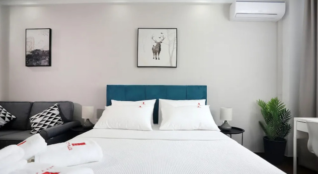 Двухместный номер Deluxe City Plaza Apartments & Rooms
