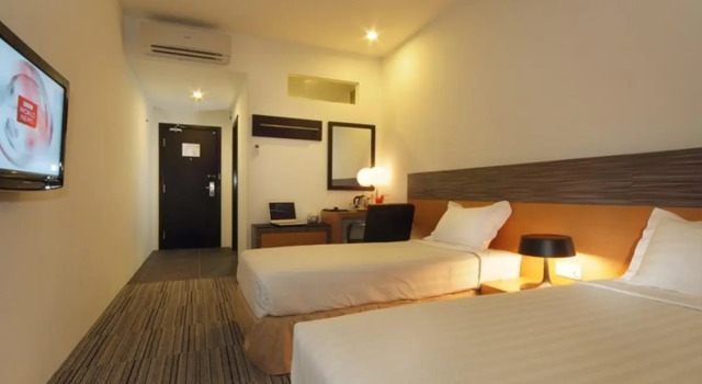 Süper çift kişilik oda Flemington Hotel