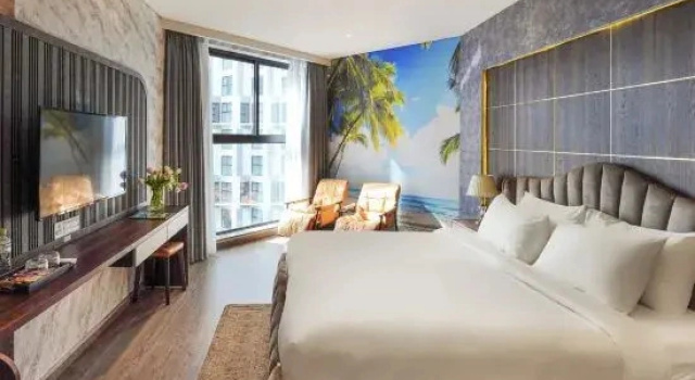 Полулюкс с видом на бассейн Apec Mandala Sunrise Ocean Resort Mũi Né