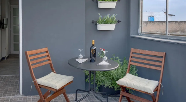 Апартаменты с балконом Nest Studio with Terrace, Acropolis View
