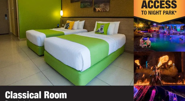 Klasický Dvoulůžkový s manželskou postelí pokoj Lost World Hotel