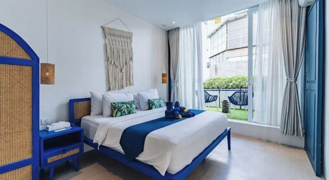 Omah Bleue Villa, Rezervovat Vila Chaty v Bali, Chalupa