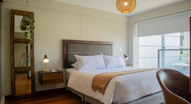 w Atonishing 1BR With Terrace in Barranco, Rezervovat Apartmán Hotely v Lima s parkováním, Parkování
