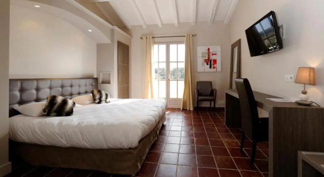 Двухместный номер Superior Logis Hôtel Restaurant La Bergerie