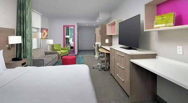Двухместная студия Premium Отель Home2 Suites by Hilton Nashville Downtown Convention Center