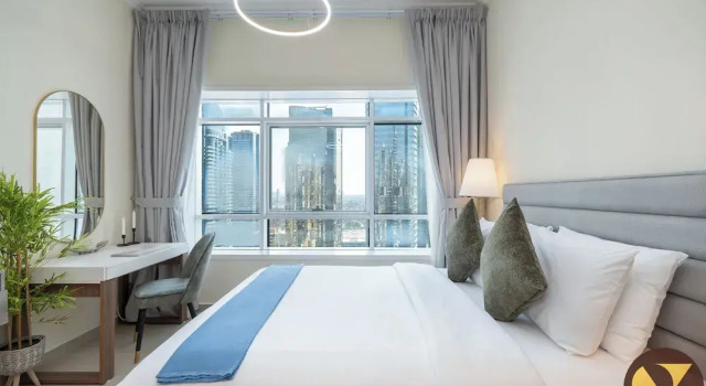 Vogue | Lake City Tower JLT near Marina | JBR, Забронировать Апартаменты/квартира Апартаменты Эмирата Дубая, рядом с Dubai Marina Yacht Club, Апартаменты/квартира