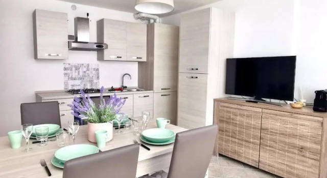 Апартаменты Casa Aprica n.6 a 50 m dalle piste WiFi box auto