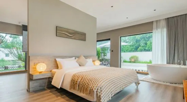 Семейный люкс с красивым видом из окна HuZhou Tingjian Homestay