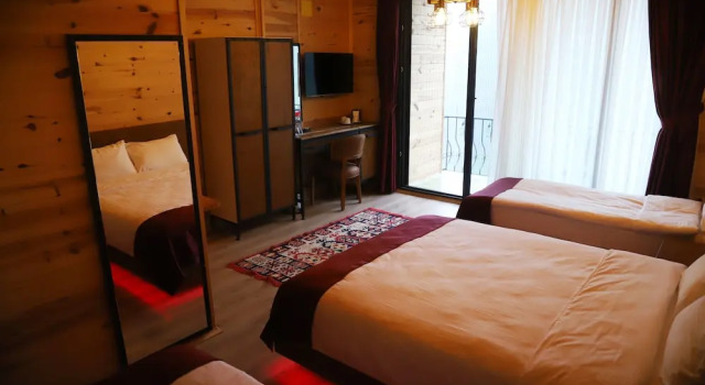 Четырёхместный номер Standard с видом на реку Yamacda Suit Otel