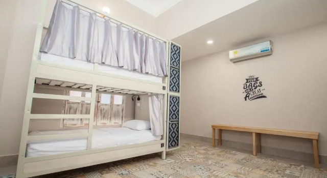 Кровать в общем номере Casa Avelina Boutique Hostel