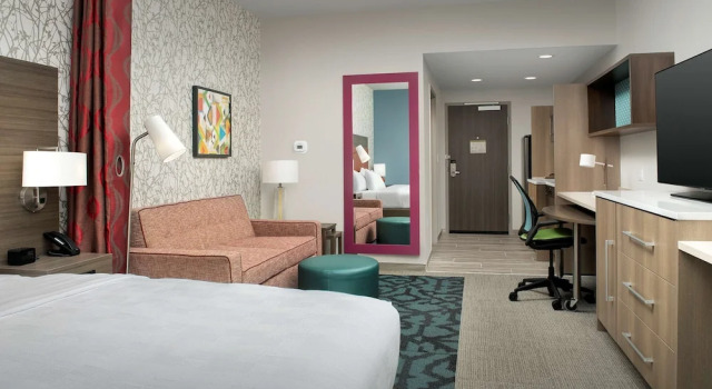 Двухместный люкс студия Home2 Suites By Hilton Tampa Westshore Airport, Fl