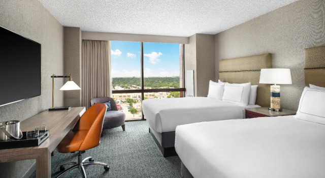 Четырёхместный номер Standard с видом на город Hilton Richardson Dallas, TX
