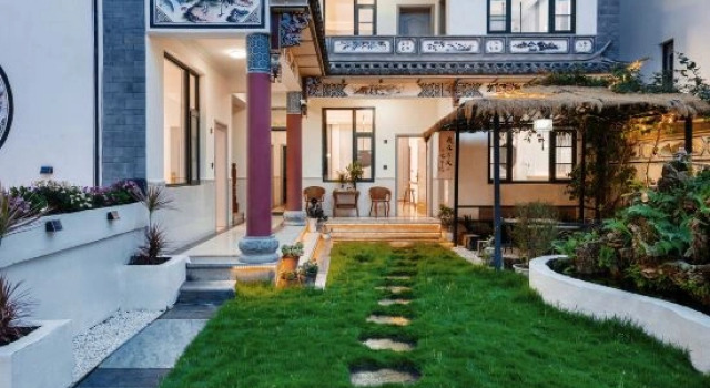 Xun yi ban shan courtyard designer minsu
