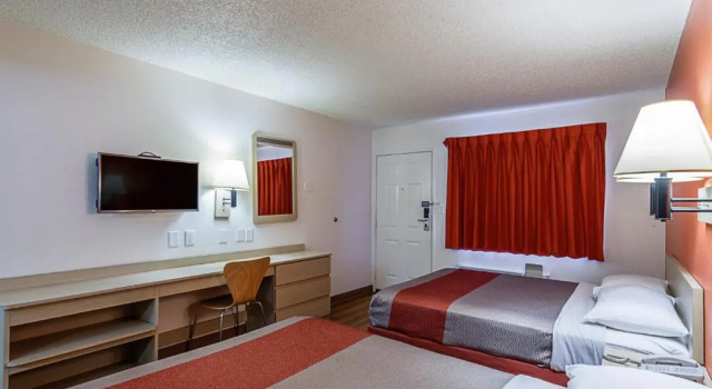 Standard- firedobbelt værelse Motel 6 Modesto CA