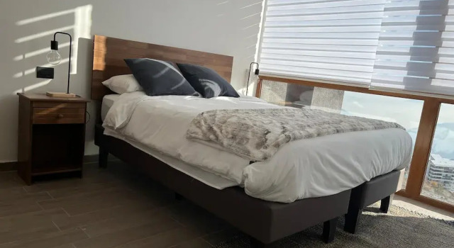 Семейные апартаменты с 2 комнатами с балконом и с красивым видом из окна Gran Parador Apartments Ski Center El Colorado Farellones.