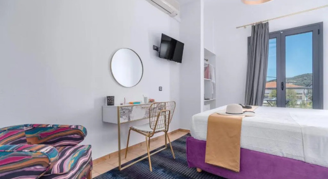 Двухместный номер Deluxe с балконом и с видом на море MR P. Boutique Residence