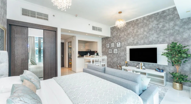 Lux Holiday Home Dubai Silverene Studios, Забронировать Апартаменты/квартира Апартаменты Эмирата Дубая, рядом с Dubai Marina Yacht Club, Апартаменты/квартира