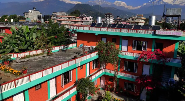Двухместный номер Deluxe с видом на горы New Pokhara Lodge - Pokhara Lakeside