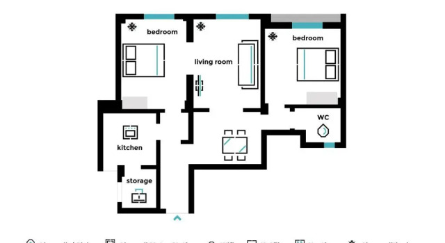 Acropolis Heart 2bd Apartment in Plaka by Upstreet