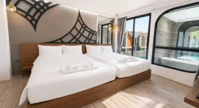 Люкс с видом на бассейн S3 Ayutthaya Hotel