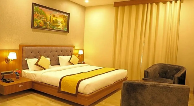 Deluxe double chambre Pine Regency - Aravali's Peak view