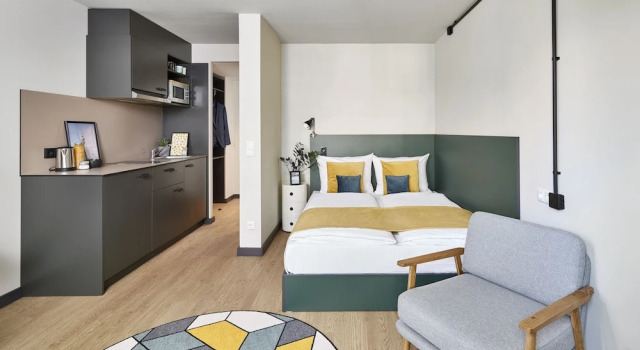 Двухместные апартаменты Deluxe Living Hotel am Olympiapark