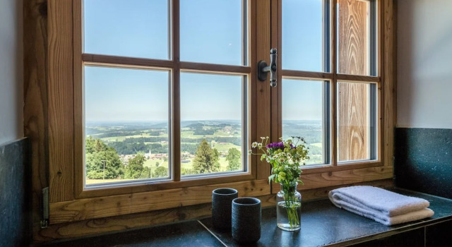 Апартаменты Deluxe c 1 комнатой с видом на озеро Chiemsee Chalet