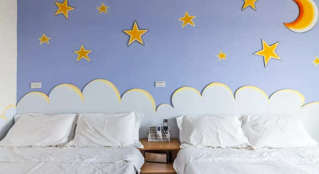 Четырёхместный номер Standard с балконом и с видом на океан Tropical island B&B